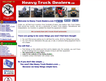 Tablet Screenshot of heavytruckdealers.com